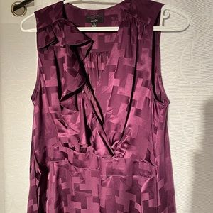 Jacobs Purple Size 10 silk dress.